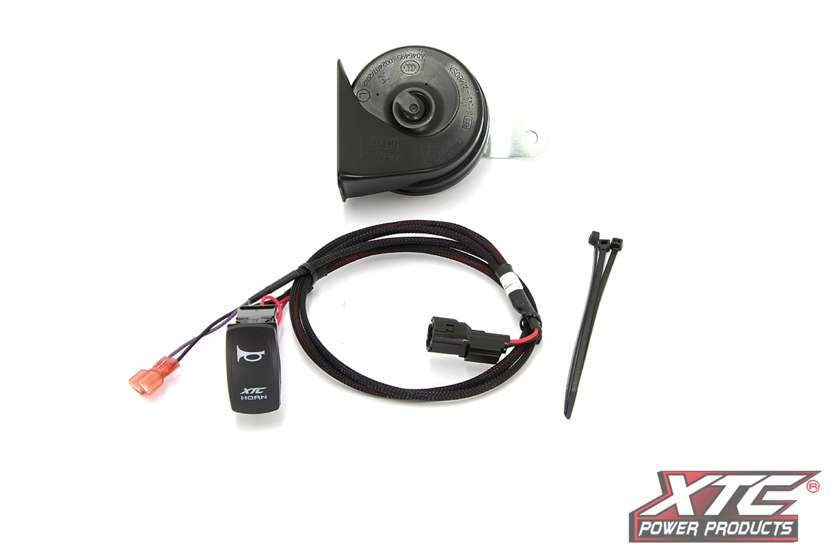 XTC Honda Talon Plug and Play Horn Kit, Laser Engraved Rocker Switch W/Blue LED
